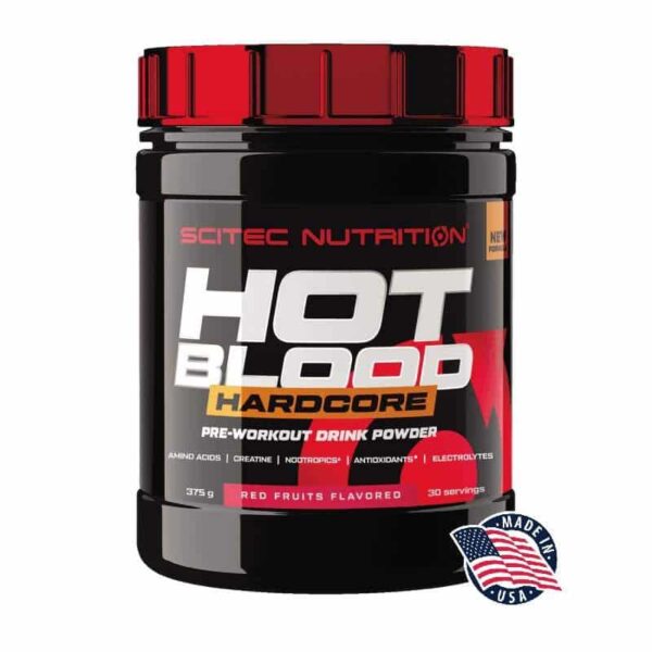 HOT BLOOD HARDCORE  PRE WORKOUT 300g – SCITEC NUTRITION
