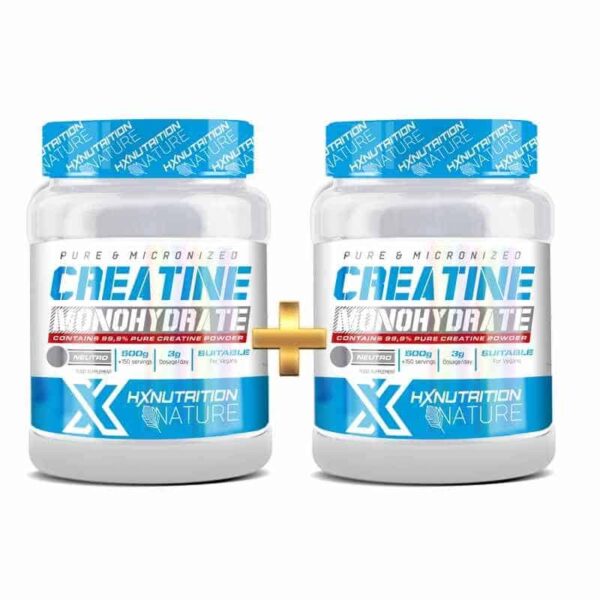 PACK DOUBLE 100% CREATINE MONOHYDRATE 300g – HX NUTRITION